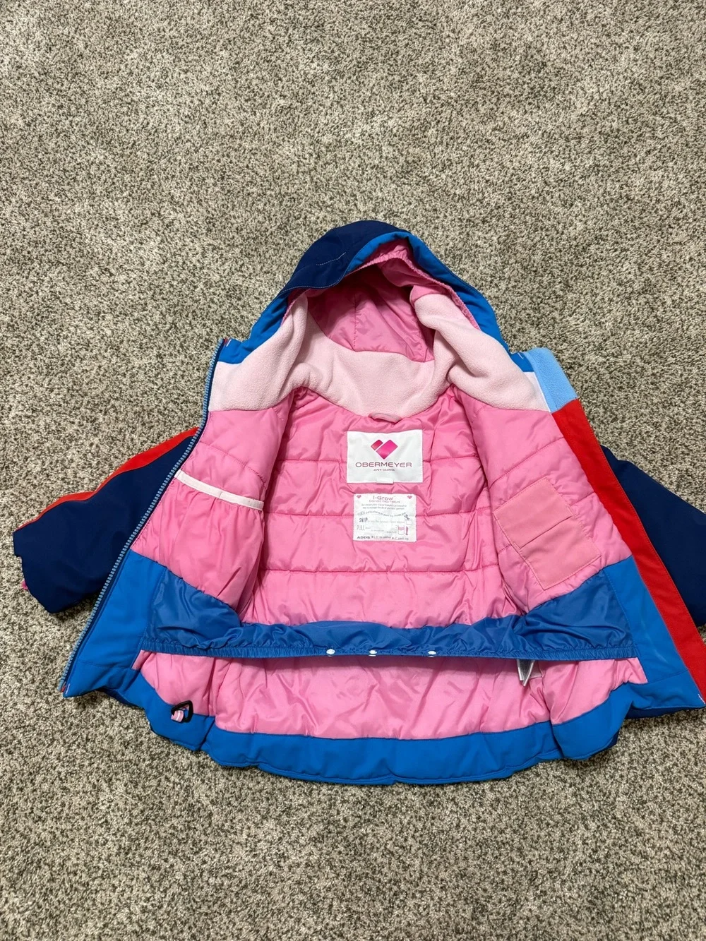 OBERMEYER Toddler Girls' Livia Ski Jacket Blue 3T